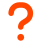 icon image- orange question mark